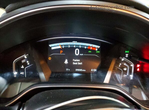2HKRW2H53HH683103 2017 HONDA CR-V Red Vista del cuadro de instrumentos