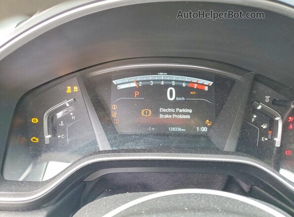 2HKRW2H53JH115276 2018 HONDA CR-V Silver Vista del cuadro de instrumentos