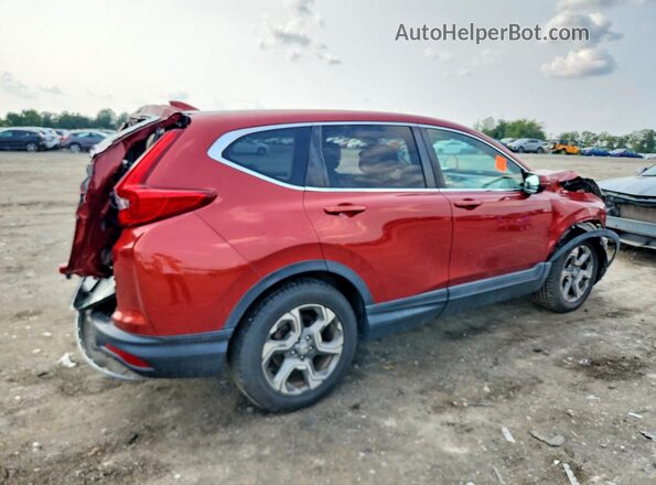 2HKRW2H53JH645618 2018 HONDA CR-V Red უკანა მარჯვენა