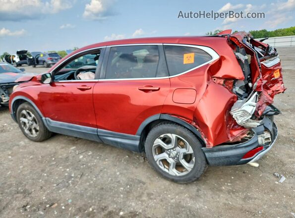 2HKRW2H53JH645618 2018 HONDA CR-V Red უკანა მარცხენა