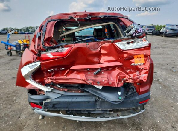 2HKRW2H53JH645618 2018 HONDA CR-V Red უკანა ხედი