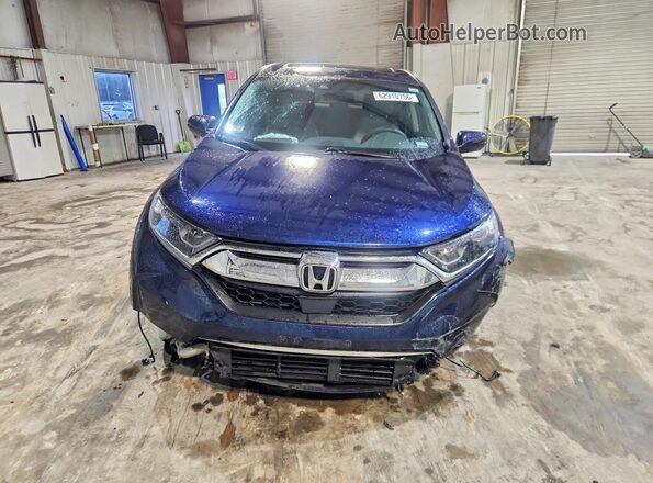 2HKRW2H53KH624446 2019 HONDA CR-V Blue Vista frontal