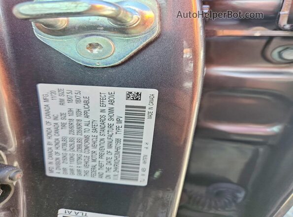 2HKRW2H53MH601588 2021 HONDA CR-V Серый Вид подкапотного пространства