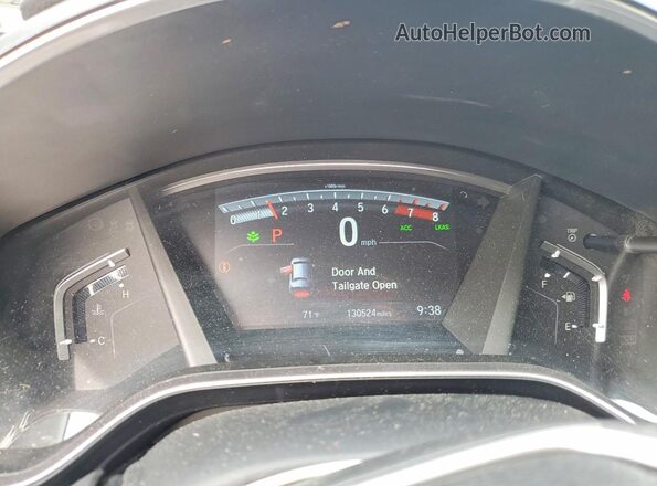 2HKRW2H54HH616476 2017 HONDA CR-V Красный Вид щитка приборов