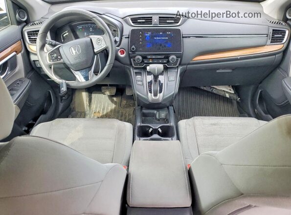 2HKRW2H54HH616476 2017 HONDA CR-V Красный Вид панели приборов