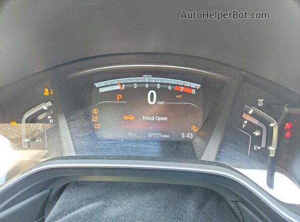2HKRW2H54MH611420 2021 HONDA CR-V Gray ხელსაწყოთა პანელის ხედი