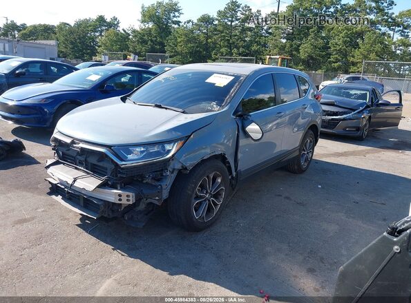 2HKRW2H55LH638236 2020 HONDA CR-V Light Blue Առջևի ձախ երեք քառորդ տեսարան