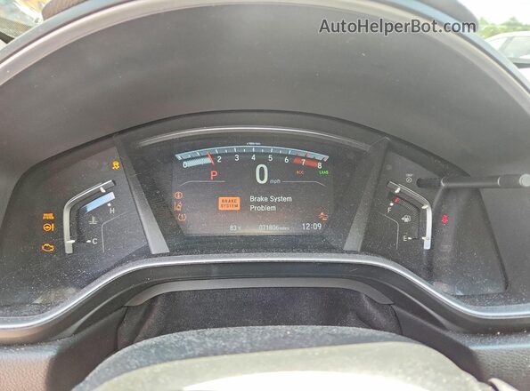 2HKRW2H55NH622072 2022 HONDA CR-V Black Սարքավորումների վահանակի տեսք