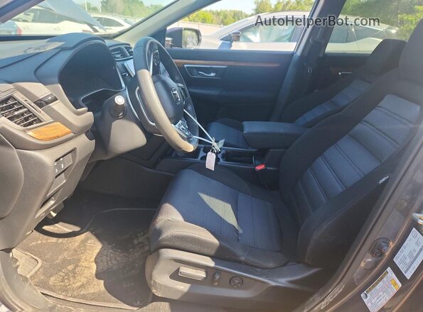 2HKRW2H56HH112463 2017 HONDA CR-V Gray Вид салону спереду