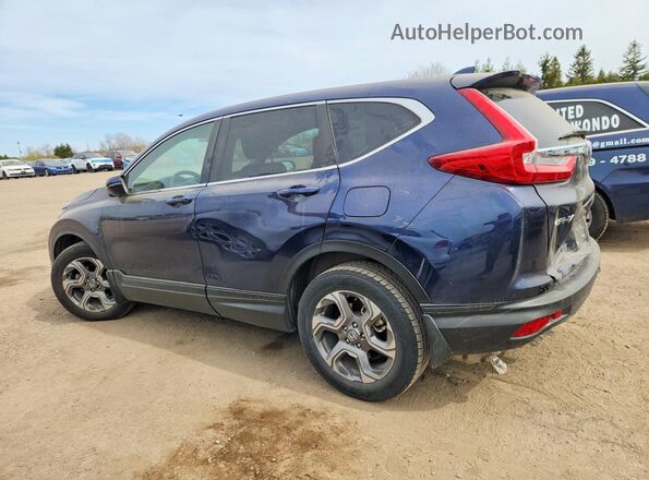 2HKRW2H56JH122402 2018 HONDA CR-V Blue Հետևի ձախ