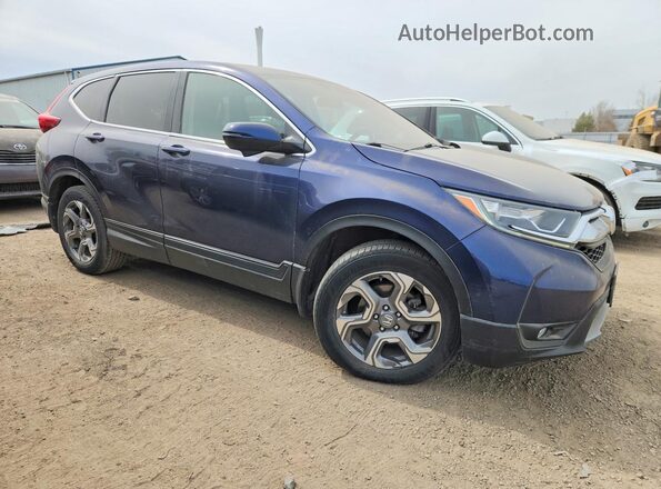 2HKRW2H56JH122402 2018 HONDA CR-V Blue Առջևի աջ