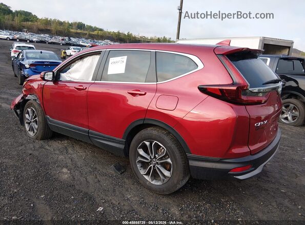 2HKRW2H56NH671412 2022 HONDA CR-V Red Tył lewy