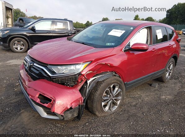 2HKRW2H56NH671412 2022 HONDA CR-V Red Przód lewy