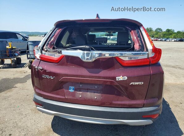 2HKRW2H57HH606315 2017 HONDA CR-V Burgundy Widok z tyłu