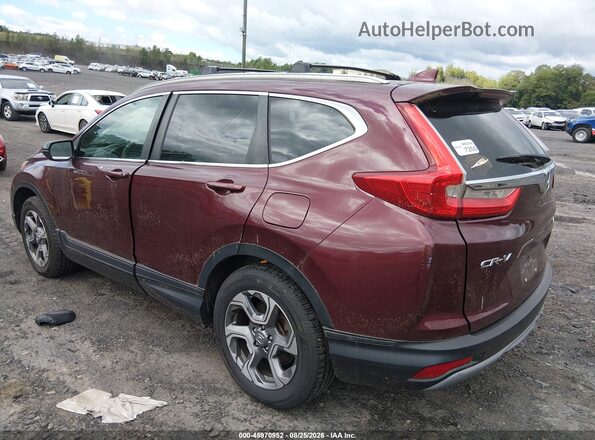2HKRW2H58HH677300 2017 HONDA CR-V Burgundy Задня ліва чверть