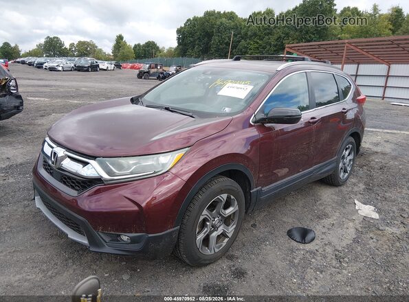 2HKRW2H58HH677300 2017 HONDA CR-V Burgundy Передня ліва чверть