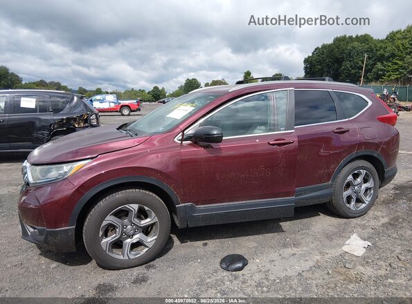 2HKRW2H58HH677300 2017 HONDA CR-V Burgundy Вид спереду