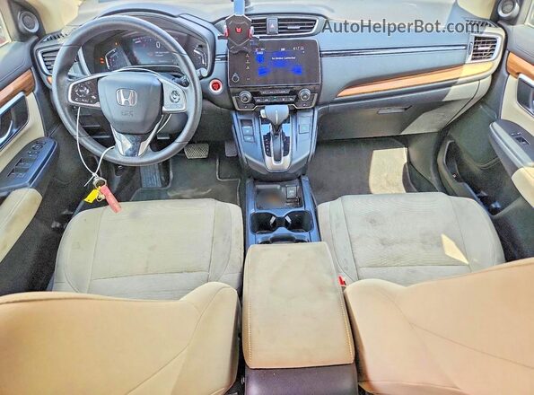2HKRW2H58KH604550 2019 HONDA CR-V Red Dashboard view