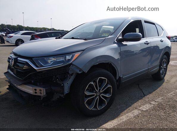 2HKRW2H58MH655694 2021 HONDA CR-V Gray Առջևի ձախ երեք քառորդ տեսարան
