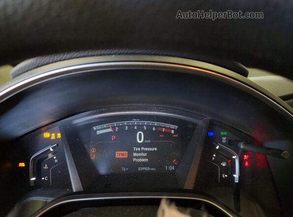 2HKRW2H58MH658644 2021 HONDA CR-V Белый Вид щитка приборов