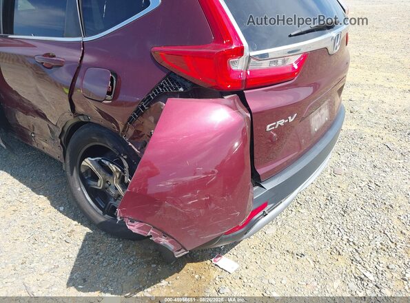 2HKRW2H59JH620657 2018 HONDA CR-V Burgundy Vista frontal