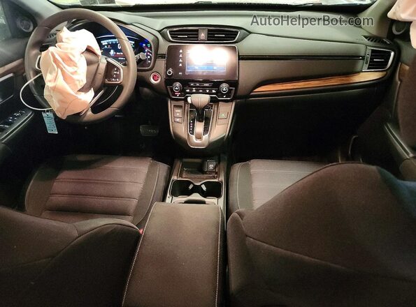 2HKRW2H59JH686187 2018 HONDA CR-V Серебряный Вид панели приборов