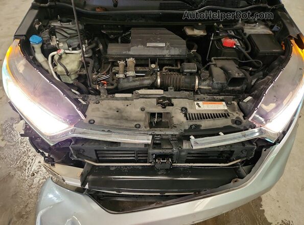 2HKRW2H59JH686187 2018 HONDA CR-V Серебряный Вид задней части салона