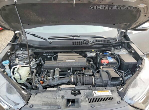 2HKRW2H59LH645321 2020 HONDA CR-V Silver Rear interior view