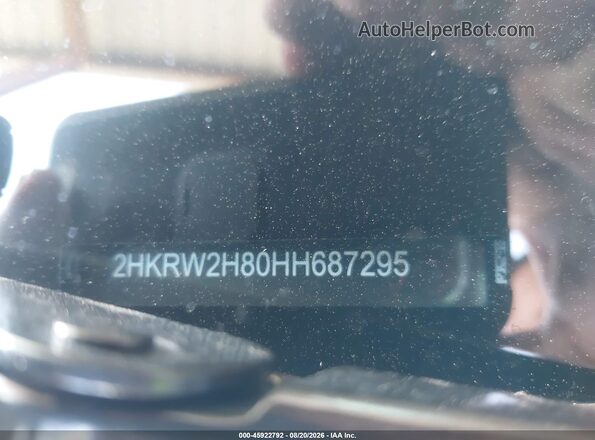 2HKRW2H80HH687295 2017 HONDA CR-V White ძრავის განყოფილების ხედი