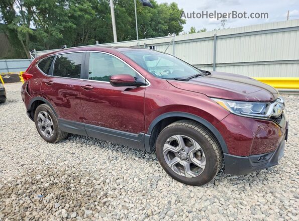 2HKRW2H80KH637827 2019 HONDA CR-V Maroon წინა მარჯვენა