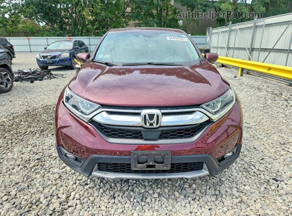 2HKRW2H80KH637827 2019 HONDA CR-V Maroon წინა ხედი