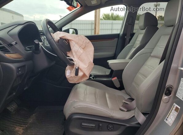 2HKRW2H80MH632520 2021 HONDA CR-V Silver Widok wnętrza z przodu