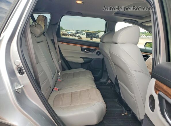 2HKRW2H80MH632520 2021 HONDA CR-V Silver Widok wnętrza z tyłu