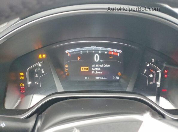 2HKRW2H80MH662469 2021 HONDA CR-V White Widok zestawu wskaźników