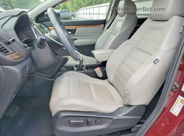 2HKRW2H81HH647386 2017 HONDA CR-V Burgundy წინა სალონის ხედი
