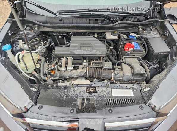 2HKRW2H81NH617574 2022 HONDA CR-V Gray უკანა სალონის ხედი