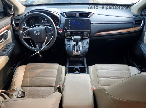 2HKRW2H81NH653670 2022 HONDA CR-V White წინა პანელის ხედი