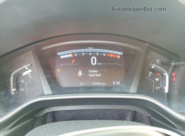 2HKRW2H81NH653670 2022 HONDA CR-V White ხელსაწყოთა პანელის ხედი