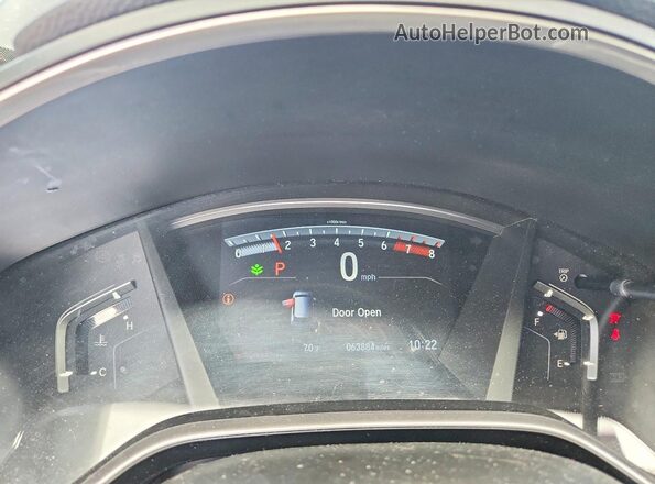 2HKRW2H82KH625355 2019 HONDA CR-V Black Instrument cluster view