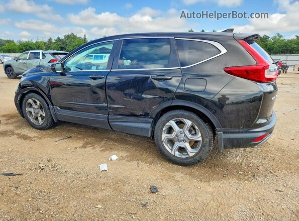 2HKRW2H82KH625355 2019 HONDA CR-V Black Rear left