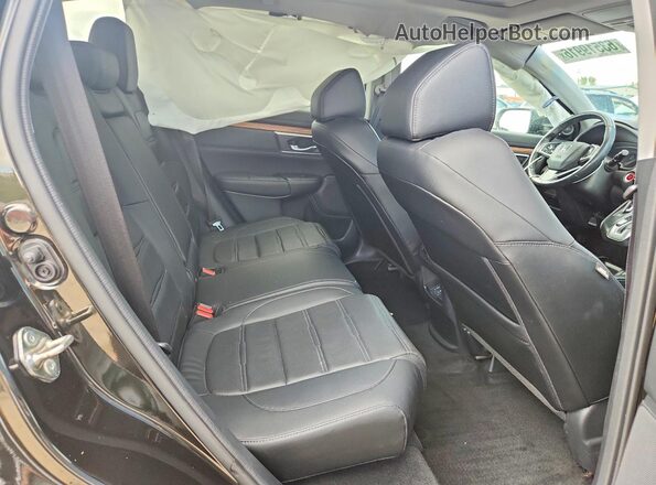 2HKRW2H82KH625355 2019 HONDA CR-V Black Rear seats view