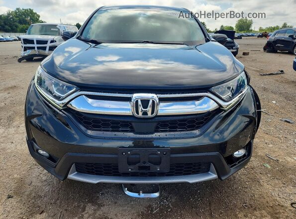 2HKRW2H82KH625355 2019 HONDA CR-V Black Front view