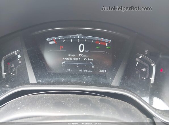 2HKRW2H82KH627882 2019 HONDA CR-V Gray უკანა სავარძლების ხედი
