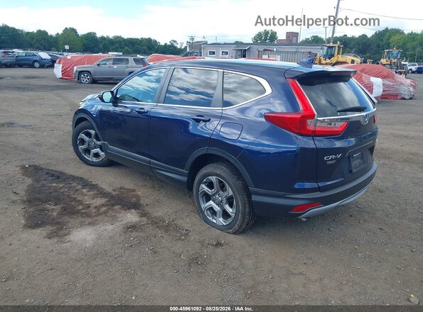 2HKRW2H82KH643063 2019 HONDA CR-V Dark Blue Rear left