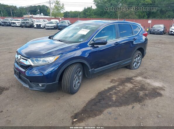 2HKRW2H82KH643063 2019 HONDA CR-V Dark Blue Front left