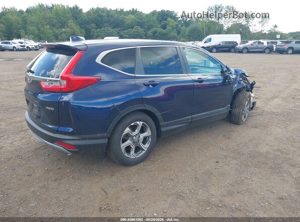 2HKRW2H82KH643063 2019 HONDA CR-V Dark Blue Rear right