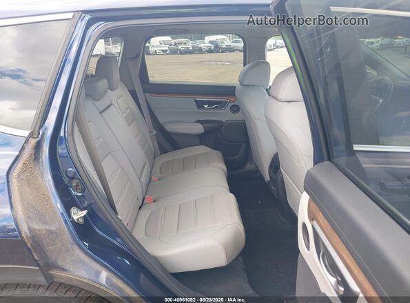 2HKRW2H82KH643063 2019 HONDA CR-V Dark Blue VIN sticker view