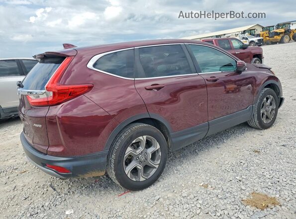 2HKRW2H82KH650692 2019 HONDA CR-V Burgundy Rear right