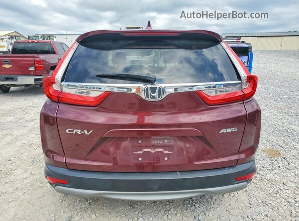 2HKRW2H82KH650692 2019 HONDA CR-V Burgundy Rear view