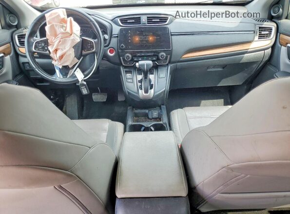 2HKRW2H82KH650692 2019 HONDA CR-V Burgundy Dashboard view